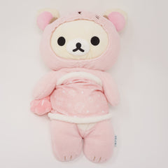 2016 Large Pink Korilakkuma Otter Plush Outfit in Blanke - Otter Theme Rilakkuma - San-X