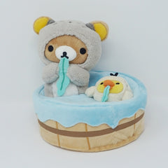 2016 Lazy Otter Theme Otter Rilakkuma with Kiiroitori Plush - San-X